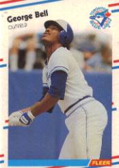 1988 Fleer Baseball Cards      103     George Bell